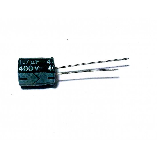 ขาย Capacitor 4.7uF 400V 105C ราคา 5.00 บาท ในไทย