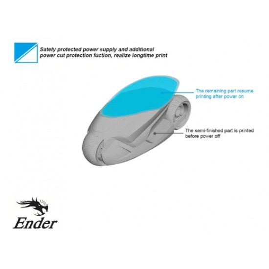 ขาย 3D Printer Ender-3 V-slot 220x220x250 ราคา 5,900.00 บาท ในไทย