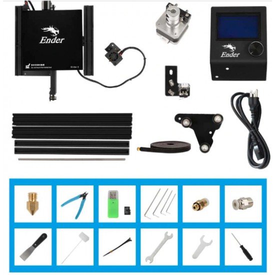 ขาย 3D Printer Ender-3 V-slot 220x220x250 ราคา 5,900.00 บาท ในไทย