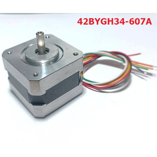 ขาย Stepper motor (สเต็ปปิ้ง มอตเตอร์) NEMA 17 42BYGH34-607A 1.8 องศา ราคา 180.00 บาท ในไทย