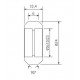 ขาย Pulley D type สำหรับ Aluminium profile 20x20 ราคา 40.00 บาท ในไทย