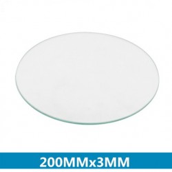 Hot Bed Glass plate, 200mm x 3mm