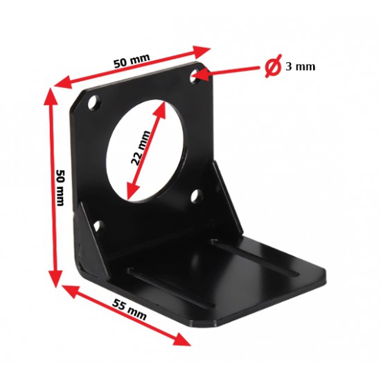 ขาย NEMA 17 Mounting  42 series Stepper-Motor (ฐานยึดมอเตอร์) ราคา 60.00 บาท ในไทย