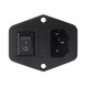 ขาย Male Power Socket ( ปลั๊กตัวเมีย )) 250V 10A (มี่ ฟิวส์ มีสวิตช์ในตัว) ราคา 60.00 บาท ในไทย