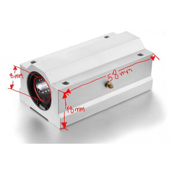 ขาย Linear Bearing SCS8LUU  ราคา 190.00 บาท ในไทย