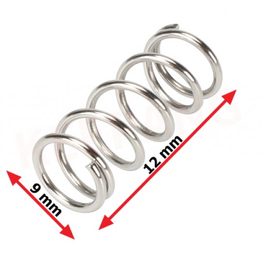 ขาย Spring (สปริง) 9x12mm สำหรับ Heat Bed 3d printer ราคา 4.00 บาท ในไทย