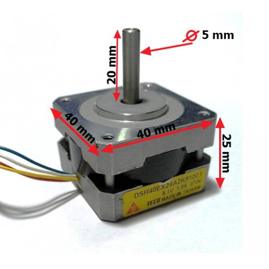 ขาย Stepper motor (สเต็ปปิ้ง มอตเตอร์)  BJ42C22-15V04 ราคา 150.00 บาท ในไทย
