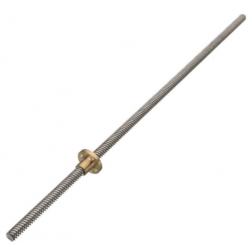 Lead Screw  8x600 mm & Brass Nut