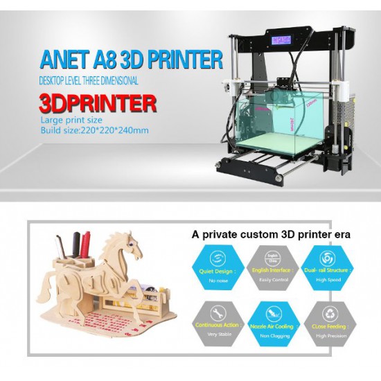 ขาย 3D Printer Anet A8 2019 ราคา 6,000.00 บาท ในไทย