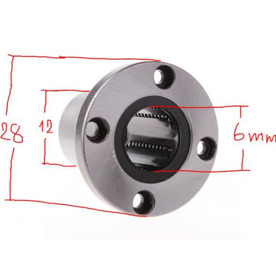 ขาย Linear Bearing LMF6UU ราคา 95.00 บาท ในไทย