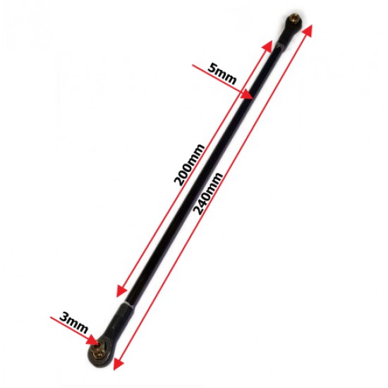 ขาย ROD  Carbon Fiber For Delta 3d Printer ราคา 90.00 บาท ในไทย
