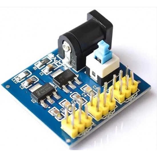 ขาย โมดูลแปลงไฟ DC 12V เป็น3.3V 5V โมดูลแหล่งจ่ายไฟ ราคา 20.00 บาท ในไทย