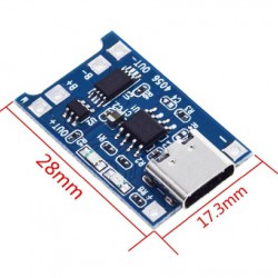 4056 ชาร์จแบต 18650 Type-C USB 5V