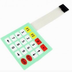4 × 5 key pad เมมเบรนสวิตช์