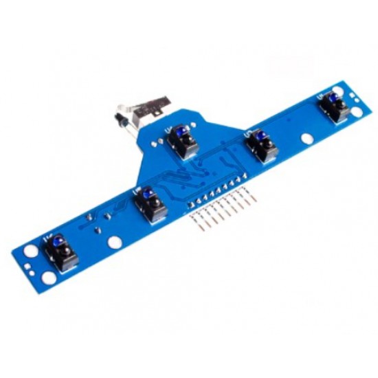 ขาย 5-way Tracking Sensor Module TCRT5000 ราคา 160.00 บาท ในไทย
