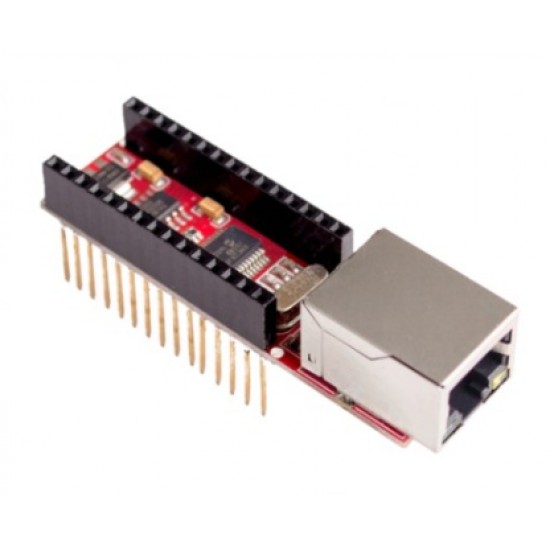 ขาย ENC28J60 Ethernet Shield V1.0 for arduino compatible Nano 3.0  ราคา 250.00 บาท ในไทย