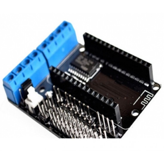 ขาย ESP8266 WiFi Motor driven expansion board L293D บอร์ดขับมอเตอร์ ราคา 80.00 บาท ในไทย