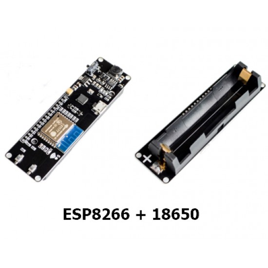 ขาย Wemos esp-wroom-02 ESP8266 + 18650 มีระบบ Charge(ชาร์จ) Battery ในตัว ราคา 290.00 บาท ในไทย