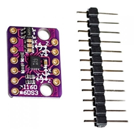ขาย GY-BMI160 6DOF ไจโรสโคป 6 แกน  Gyro ราคา 80.00 บาท ในไทย