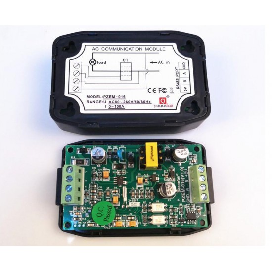 ขาย วัดพลังงานไฟฟ้า RS485 Modbus PZEM-016 220V 100A ราคา 480.00 บาท ในไทย