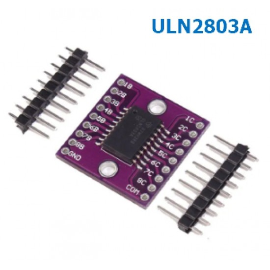 ขาย ULN2803A Module Array transistor ขับโหลด 8 ช่อง ราคา 35.00 บาท ในไทย