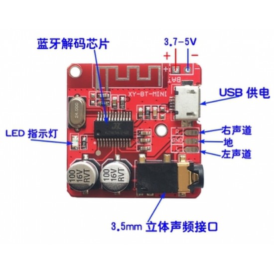 ขาย รับสัญญานบลูทูธ เป็น เสียง Bluetooth 4.1 ราคา 60.00 บาท ในไทย