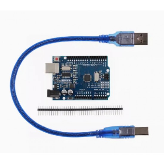 ขาย Arduino UNO R3 ATMEGA328P-AU Board + USB cable TYPE A ราคา 120.00 บาท ในไทย
