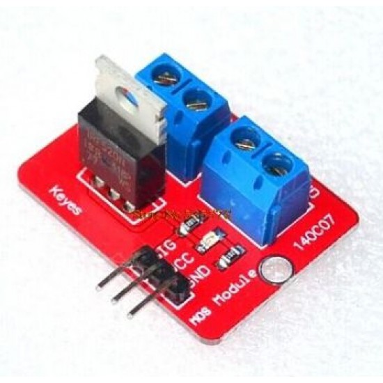 ขาย IRF520 Driver Relay (รีเลย์) 3.3-5V To 0-24V 3A  ราคา 20.00 บาท ในไทย