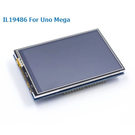 ขาย LCD 3.5 inch  ILI9486 Touch Screen 480X320 for Arduino UNO & MEGA ราคา 370.00 บาท ในไทย
