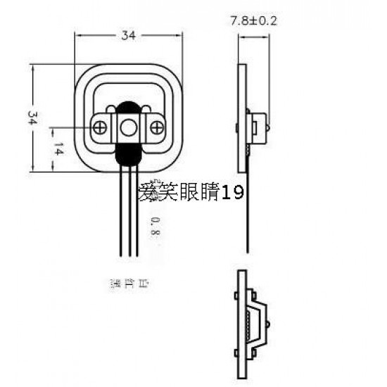 ขาย โหลดเซลล์ (Load Cell) ขนาด 50 KG ราคา 40.00 บาท ในไทย