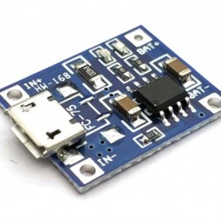โมดูลชาร์ท แบตเตอรี่ FC-75  Micro usb 18650  TP4056 1A 3.7-4.2V