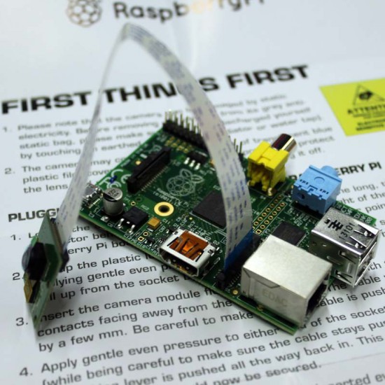 ขาย กล้อง ( camera ) 5 ล้านพิกเซล สำหรับ Raspberry Pi  ราคา 150.00 บาท ในไทย