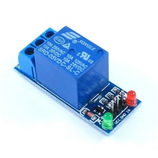 ขาย RELAY รีเลย์ โมดูล 5V 1 ช่อง (ใช้กับ ESP32-8266 ได้) ราคา 25.00 บาท ในไทย