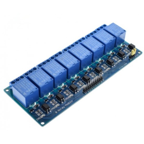 ขาย Relay (รีเลย์)  module 8 Chanel 5VDC 8 ช่อง  ราคา 180.00 บาท ในไทย
