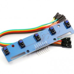 Tracking Sensor TCRT5000 เซนเชอร์แสงตรวจับเส้นทาง 5 จุด Smart Car 