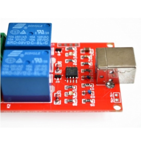 ขาย USB Relay ( รีเลย์ ) Module 2 Chanel  ราคา 190.00 บาท ในไทย