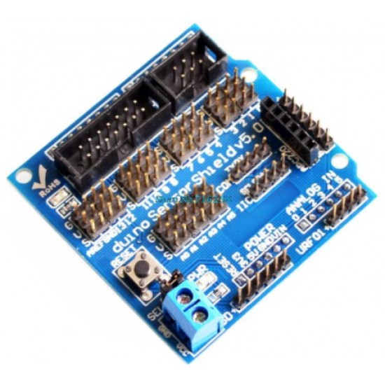 ขาย v5.0 Sensor Shield expansion board For UNO R3 ราคา 60.00 บาท ในไทย