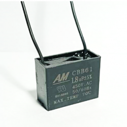 Capacitor (คาปาซิเตอร์) 1.8uf  450VAC พัดลม