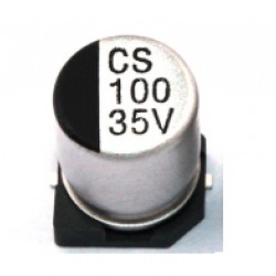 Capacitor (คาปาซิเตอร์) 100uf 35V SMD