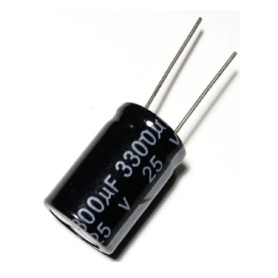 ขาย Capacitor 3300uf 25V 105C คาปาซิเตอร์ ราคา 10.00 บาท ในไทย