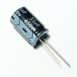 Capacitor (คาปาซิเตอร์) 33uf 450V 105C