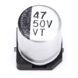 Capacitor (คาปาซิเตอร์) 47uf 50V SMD