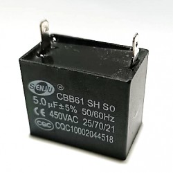 Capacitor (คาปาซิเตอร์) 5.0uf  450VAC พัดลม