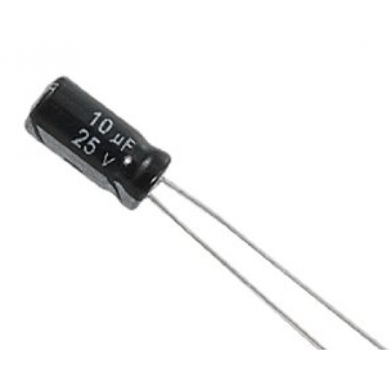 ขาย Capacitor 10uF 25V 105C ราคา 2.00 บาท ในไทย