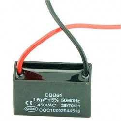 CAP Start Motor AC 450V 1.5uF พัดลม
