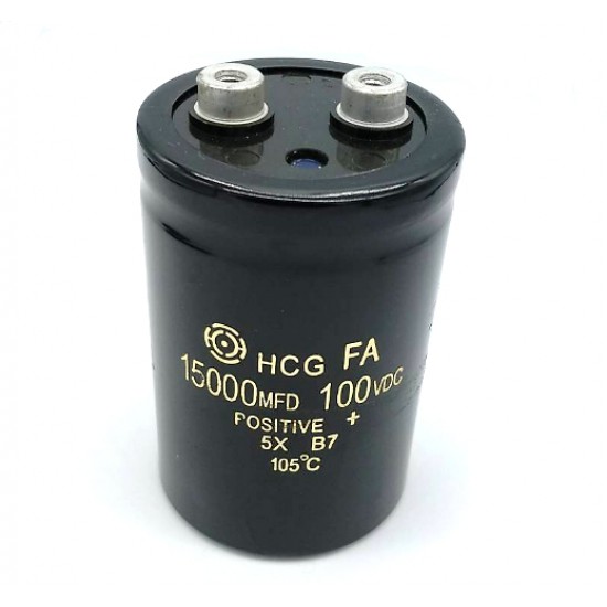 ขาย capacitor 15000uF 100VDC 105C ราคา 210.00 บาท ในไทย