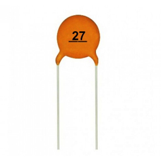 ขาย เซรามิค คาปาซิเตอร์ 27 ( 27pf ) 50V ราคา 1.00 บาท ในไทย