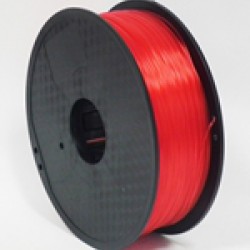 เส้นพลาสติก PETG 1.75mm 1KG  สีแดงโปร่งแสง