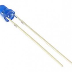 LED 3mm สีฟ้า 