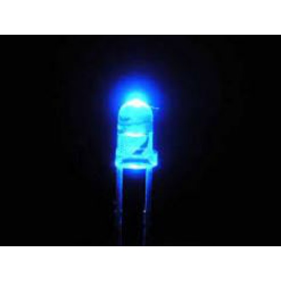 ขาย LED 3mm สีฟ้า  ราคา 1.00 บาท ในไทย